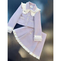 Niche Vitality Ôm Hơn Nhìn Váy Ngắn Dài Mây Tím] Phong Cách Mới [Phù Hợp Với Váy Dài Tay Mùa Đông 2025 Tính Khí Chảy Chảy