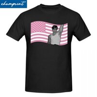 Nicholas Alexander Chavez Hồng Cờ Áo Nam Nữ Nguyên Chất Mới Lạ Áo Sơ Mi Tay Ngắn Quần Áo 6XL Tee