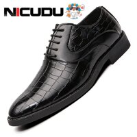 Nicudu 37-48 Nam Da Thoải Mái Kinh Doanh Thời Trang Quý Ông Của Nam Classic