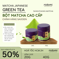 |nidomi| Chawa Saijoen - Bột matcha Nhật cao cấp Saijoen Chawa/Sawa 20g/40g/100g