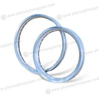 Niềng nhôm Excel Asia zin 14 (1.6-1.85) màu bạc cho xe tay ga Vario, Click 125, AB, Vision, Scoopy