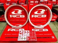 Niềng Nhôm RCB 17in Size 1.2 1.4 1.6 1.85 Chính Hãng RCB