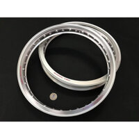 Niềng nhôm(Vành)  xe máy hợp kim nhôm cao cấp  Comstar phiên bản H màu bạc ánh kim  size 1.85 1 cặp( 2 cái)