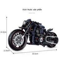 Night Luther Halei1290 Motorcycle Children Building Building Block Model Mô hình đồ chơi