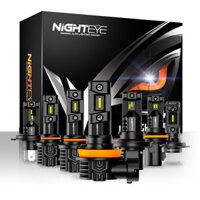 NightEye Auto Lighting A315-S6 6500K White 2PCS Car LED Headlight Bulb 14,000LM/Pair LED Headlamp IP Waterproof