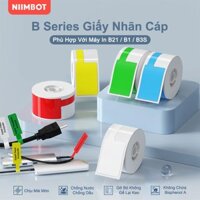 NIIMBOT B21/B1/B3S Giấy nhãn dây điện và cáp, nhãn phân loại dây mạng và cáp quang, nhãn đánh dấu