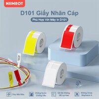 NIIMBOT D101 Giấy nhãn dây điện và cáp, nhãn phân loại dây mạng và cáp quang, nhãn đánh dấu dây sạc