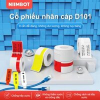 NIIMBOT D101 Giấy nhãn dây điện và cáp, nhãn phân loại dây mạng và cáp quang, nhãn đánh dấu dây sạc