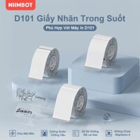 NIIMBOT D101 Giấy trong suốt chống nước và chống dầu Phân loại lưu trữ gia đình Thực phẩm.