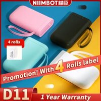 Niimbot Máy In Nhãn D11 Máy In Nhãn Thông Minh Giá Nhiệt Mini Bluetooth Cầm Tay Tiện Dụng Máy In Nhãn Dán Tên Ghi Chú Dán Trong Suốt Chân Thành