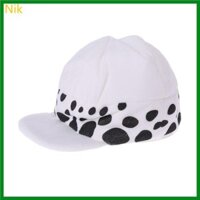 Nik Cosplay One Piece Trafalgar Law Cap Halloween Anime Bác Sĩ Mũ Mới