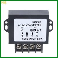 Nik Small 24V Sang 12V 10A Biến Đổi Điện Áp Bước Xuống Bộ Chuyển Đổi Với Dây Dễ Dàng Cho Xe Tiện Ích Nguồn Điện