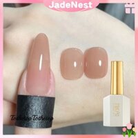 Nika Honey Tea Sơn móng tay mới Gel màu trắng phổ biến phù hợp với tất cả Xinmei Ice Muscle Naked Skin Nail Shop [TOP] JadeNest