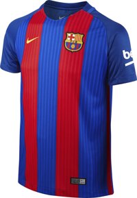 Nike 2016-2017 Barcelona Home Football Soccer T-Shirt Jersey (Kids)
