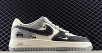 Nike Air Force 1 Low Stussy Black White Grey