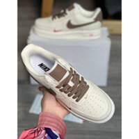 Nike Air Force 1 White Brown