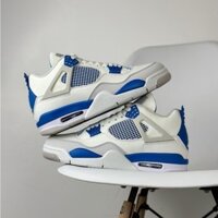Nike Air Jordan 4 Retro "Quân đội Xanh" Giày bóng rổ cổ thấp Giày thể thao thông thường dành cho nam nữ chạy bộ