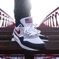 Nike Air Max 1 Patriot USA Đen Trắng Đỏ