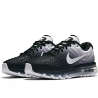 Nike Air Max 2017 màu đen trắng xám của nam giới thể thao sneaker 849559 010 kglz