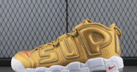 Nike Air More Uptempo Supreme Gold