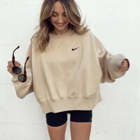 Nike Áo Nỉ Cổ Tròn Thêu logo ck0168