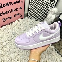 Nike Court Borough Low Recraft Leather Thoải mái Tất cả các trận đấu chống sốc chống mài mòn thấp-