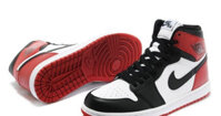 Nike Jordan 1 Black White Red