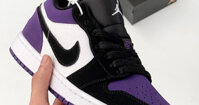 Nike Jordan 1 Low Black Purple