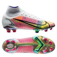 Nike Mercurial Superfly 8 Elite FG Dragonfly - White/Metallic Silver/Dark Raisin LIMITED EDITION - CV0958-105