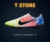 Nike Mercurial Vapor 13 Academy Neymar TF – White/ Black/ Racer Blue/ Volt AT7995-104