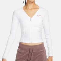 Nike Nữ Dây Kéo Đôi Đóng Cổ Chữ V Dài Tay Thể Thao Slim Fit Áo Khoác HF1133