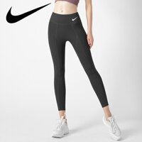 Nike Nữ Tập Yoga Tập Thể Dục Đi Xe Đạp Tập Gym Co Giãn Cao Cấp Hông Quần Tập Yoga