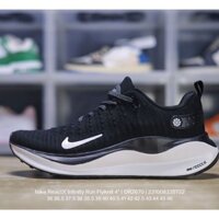 Nike reactx infinity Run Flyknit 4 xám / đen / Oreo ria mép Series 4 thế hệ không giới hạn