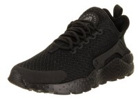 NIKE Women's Air Huarache Run Ultra Black/Black/Dark/Grey Running Shoe 12 Women US