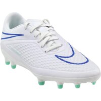 Nike Womens Hypervenom Phelon FG (White/Mint/Cobalt) (6.5)