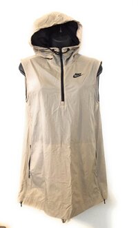 NIKE Womens Tech Hypermesh Full Zip Vest 833464 235 Khaki