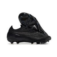 Nike666 cổ thấp GX All Black hai lớp chống thấm nước cá flash lưới đầy đủ FG giày bóng đá Futsal Giày bóng đá