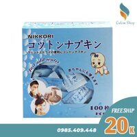 Nikkori - Hộp Khắn Giấy nén dạng Viên Chất Lượng Nhật Bản ( 100 Viên)