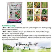 Niko 72 WP gói 1kg, Cymoxanil  80g/kg + Mancozed 640g/kg, Trừ bệnh phổ rộng AgriHG