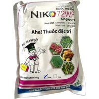 NIKO 72WP gói 1kg bột màu xanh ,chuyên trừ bênh phổ rộng