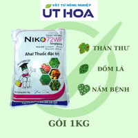 NIKO 72WP Singapore (Mancozeb Xanh) Gói 1KG - Phòng ngừa thán thư, vàng lá, th.ối rễ, ch.ết nhanh