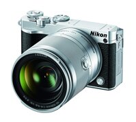 Nikon 1 J5 Mirrorless Digital Camera w/10-100mm Lens (Silver) (Renewed)