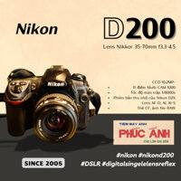 📸Nikon D200 + Ống kính Nikkor AF 35-70mm f/3.3-4.5 [SLR/DSLR] - Tiệm máy ảnh Phúc Ánh