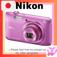 Nikon Digital Camera COOLPIX S3600 8x Zoom 20.05 million pixels Azalea Pink S3600PK direct from japan Used, genuine made in Japan Used Japanese Cameras