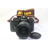 Nikon EM 35mm SLR Film Camera + Series E Zoom 36-72mm F/3.5 AI-S MF Lens w/Strap