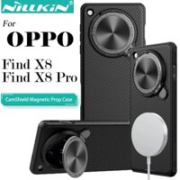 Nillkin Cho OPPO Find X8 Pro Ốp lưng Từ Tính Phong Cách Lật Bảo Vệ Ống Kính Ốp Lưng