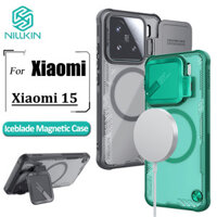 Nillkin Iceblade Prop Từ Dành Cho Xiaomi 15 Ốp lưng Flip Cover Bảo Vệ Ống Kính Mặt Sau