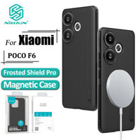Nillkin Từ Tính Siêu Mờ Shield Pro Dành Cho Ốp Điện Thoại POCO F6 Matte TPU + PC Chống Vân Tay Ốp Lưng Chống Sốc (Chỉ Có Chức Năng Hút Từ Tính)