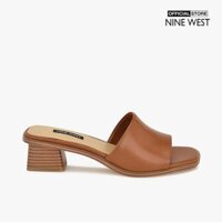 NINE WEST - Giày mules cao gót nữ mũi vuông Pathi WNPATHI3-MBR01