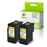 NineLeaf Remanufactured Ink Cartridge Compatible for Canon CL-241XL CL241XL PIXMA MG3620 MG3520 MG3220 MG2220 MG2120 MG3600 MX532 MX472 MX432 MX452...